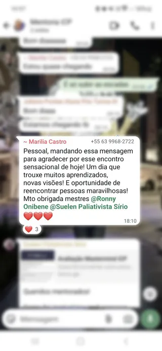 depoimento dos mentorados - marilia